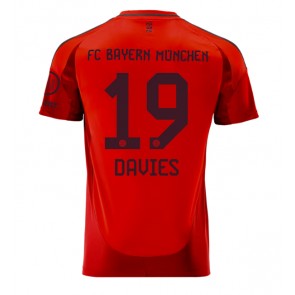 Bayern Munich Alphonso Davies #19 Domácí Dres 2024-25 Krátký Rukáv